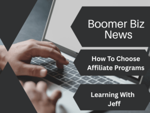 how to choose affiliate programs for simple retirement income