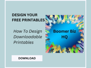 how to design downloadable printables