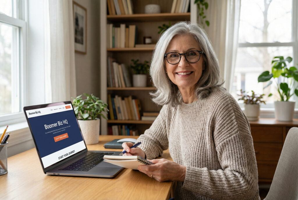 how to start an online business as a boomer