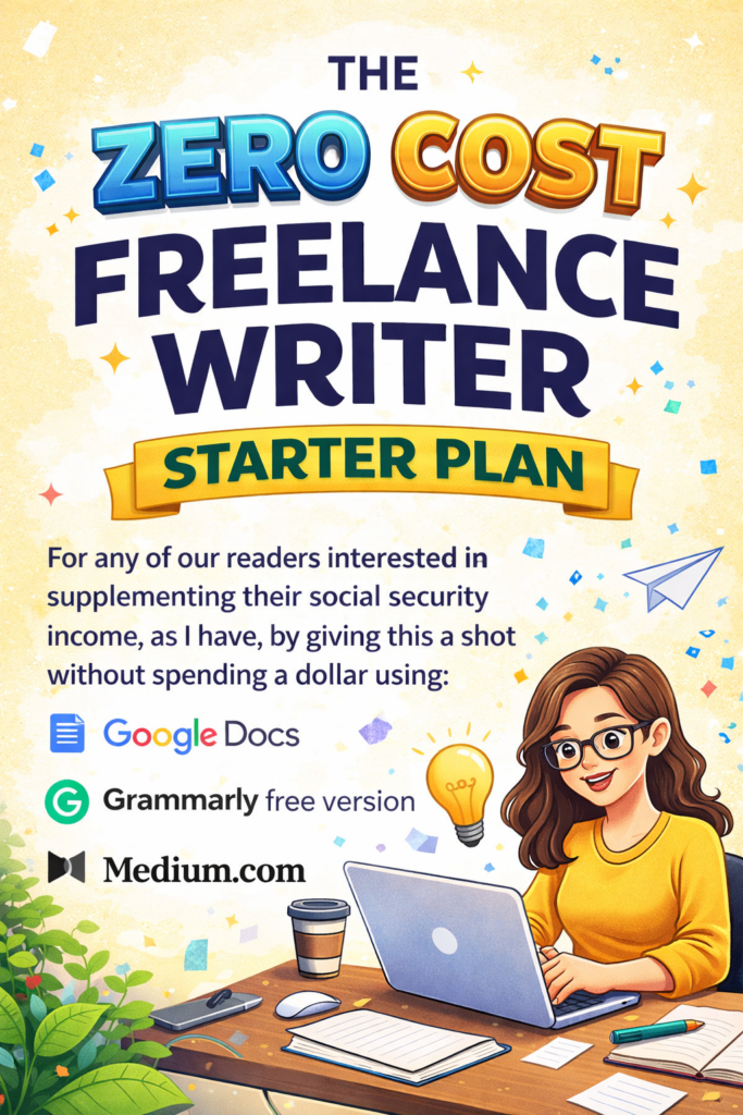 the zero-cost freelance writer starter plan
