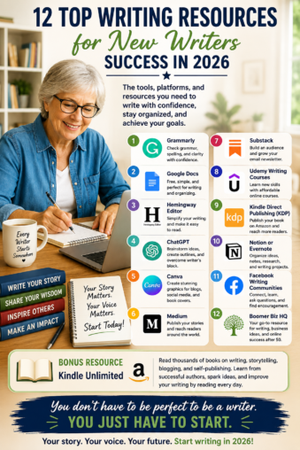 top writing resources for new writers